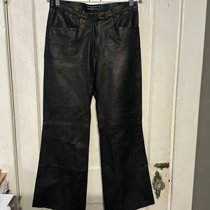 JOSEPH Coleman Leather trousers